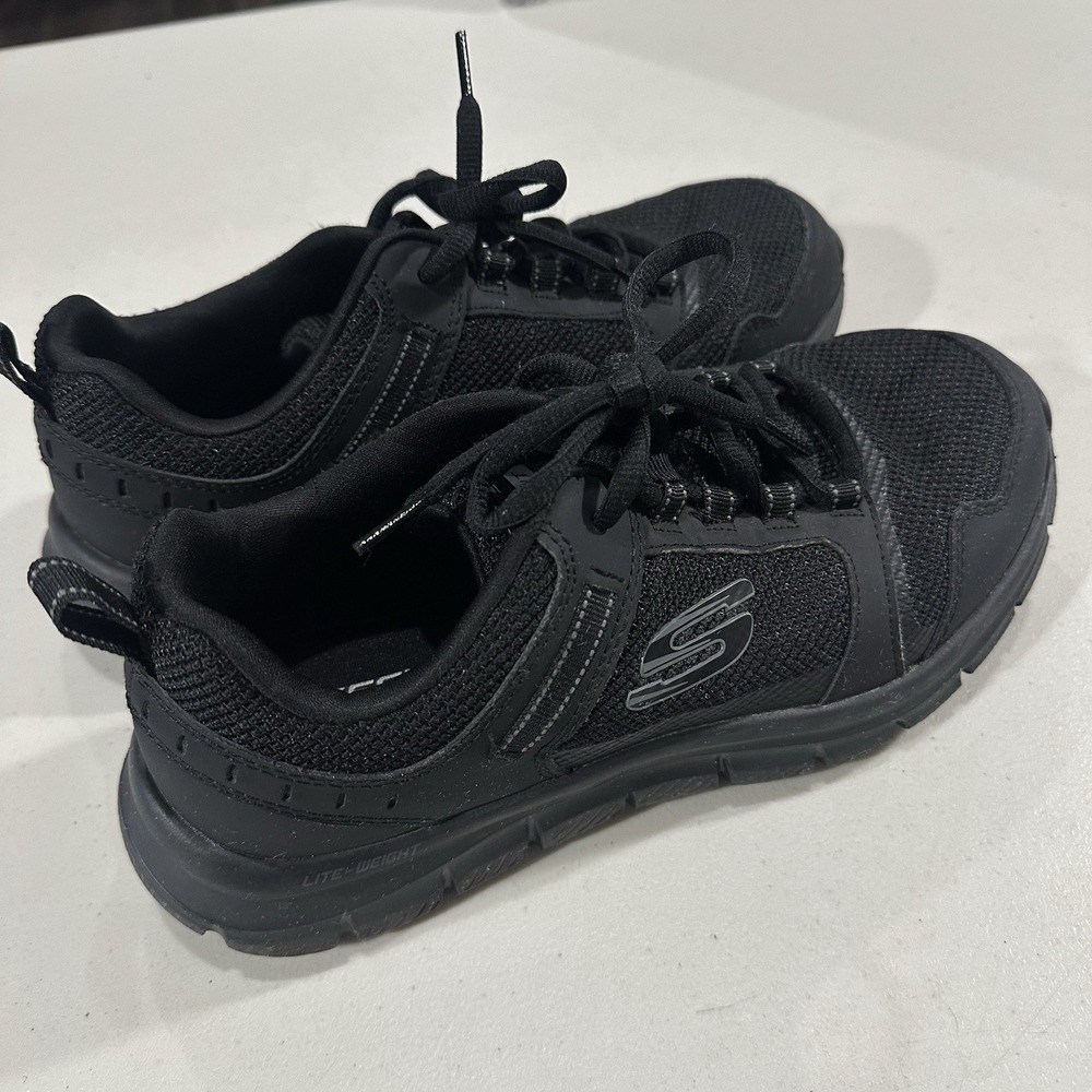 Skechers Track Knockhill 232001 Comfort Shoes Sneackers Men Size 9 M Black